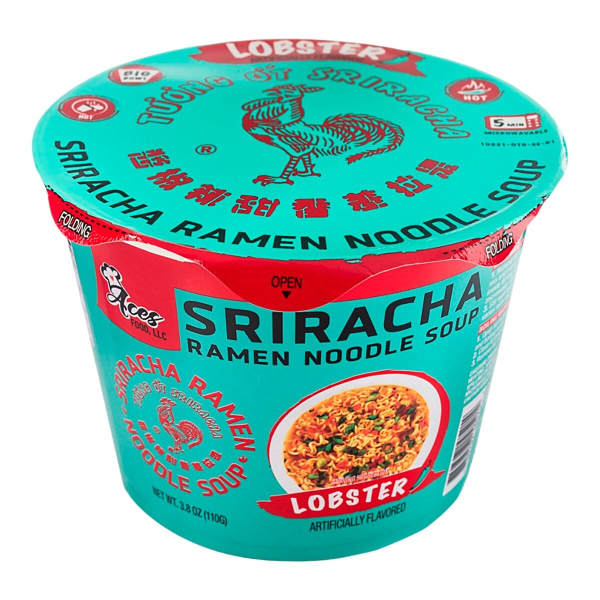 Лапша быстрого приготовления со вкусом лобстера Sriracha, чашка 110 г