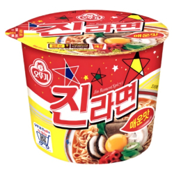 Лапша быстрого приготовления Джин Рамён острая Ottogi, чашка 110 г