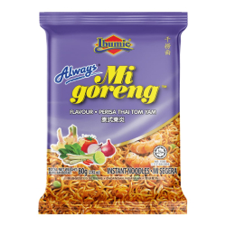 Лапша быстрого приготовления Ми Горенг Том Ям с острым чили Ibumie, пачка 80 г Лапша быстрого приготовления Ми Горенг Том Ям с острым чили Ibumie, пачка 80 г