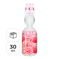 Напиток газированный Ramune со вкусом личи Hata Kosen, 200 мл х 30 шт