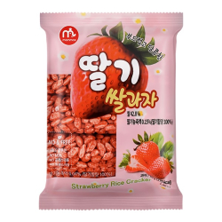 Воздушные рисовые зерна со вкусом клубники Mammos, 70 г