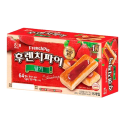 Французский пирог со вкусом клубники Haitai, 192 г