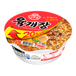 Лапша быстрого приготовления Yukgaejang Ramen Ottogi, чашка 104 г