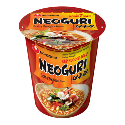 Лапша быстрого приготовления Неогури с морепродуктами острая Nongshim, стакан 62 г Лапша быстрого приготовления Неогури с морепродуктами острая Nongshim, стакан 62 г