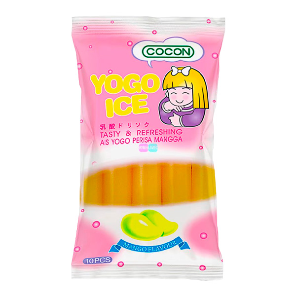 Фруктовый лед Yogo Ice для заморозки со вкусом манго Cocon, 45 г x 10