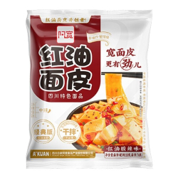 Лапша быстрого приготовления с красным маслом в кисло-остром соусе Akuan, пачка 115 г