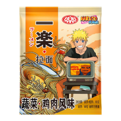 Лапша быстрого приготовления Ичираку рамен со вкусом курицы Naruto, пачка 92 г