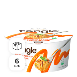 Паста Фетучини быстрого приготовления с вкусом говядины в сливочно-сырном соусе Samyang, чашка 115 г х 6 шт