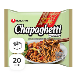 Лапша быстрого приготовления Чапагетти Nongshim, пачка 140 г х 20 шт