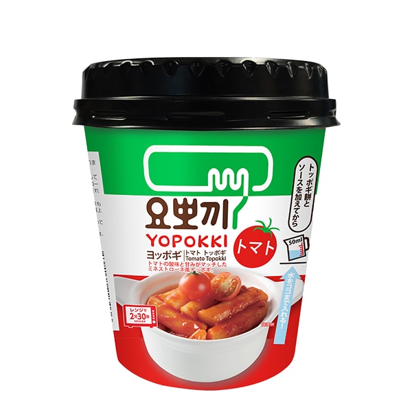 Рисовые клёцки ттокпокки в томатном соусе Yopokki, стакан 120 г Рисовые клёцки ттокпокки в томатном соусе Yopokki, стакан 120 г