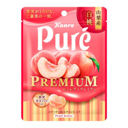 Жевательный мармелад Pure Premium со вкусом персика Kanro, 54 г