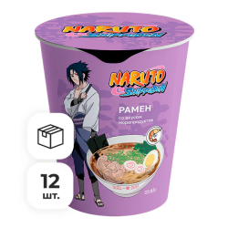 Лапша быстрого приготовления Наруто Рамен со вкусом морепродуктов, стакан 65 г x 12
