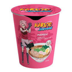 Лапша быстрого приготовления Наруто Рамен со вкусом карри с говядиной, стакан 65 г