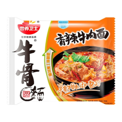 Лапша быстрого приготовления со вкусом острой говядины Yingyangweishi, пачка 78 г