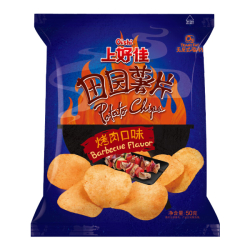 Чипсы со вкусом мяса на гриле Oishi, 50 г