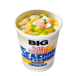 Лапша быстрого приготовления со вкусом морепродуктов Nissin, стакан 104 г