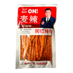 Пшеничные палочки My hot очень острые с кунжутом Oh!, пачка 172 г