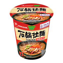 Лапша быстрого приготовления Clay Pot со вкусом говядины Nongshim, стакан 70 г