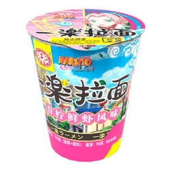 Лапша быстрого приготовления Ичираку рамен Джилаку со вкусом креветки и лайма Naruto, стакан 105 г Лапша быстрого приготовления Ичираку рамен Джилаку со вкусом креветки и лайма Naruto, стакан 105 г