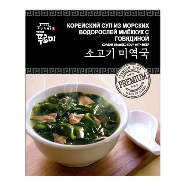 Мисо-суп из морских водорослей Миёккук с говядиной Furmi, 10 г