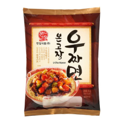 Лапша быстрого приготовления Удон с соусом чаджан Hanil Food, пачка 200,5 г