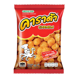 Шарики рисовые хрустящие с натуральной каракатицей Carada Greenland Marketing, 68 г