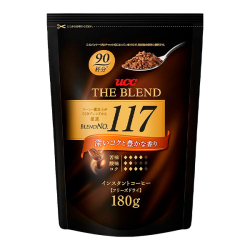Кофе натуральный растворимый сублимированный Бленд 117 UCC, 180 г