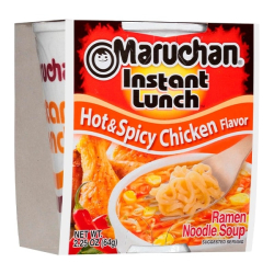 Лапша быстрого приготовления Instant Lunch со вкусом острой курицы Maruchan, стакан 64 г