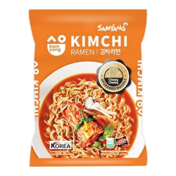 Лапша быстрого приготовления Kimchi Ramen со вкусом кимчи Samyang, пачка 80 г
