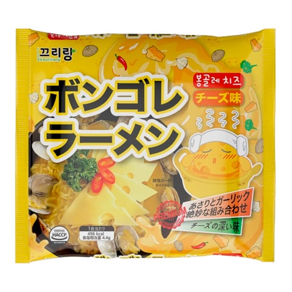 Лапша быстрого приготовления рамён моллюски с сыром Dorun, пачка 118 г