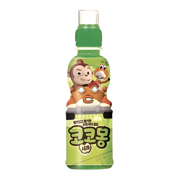 Напиток Cocomong йогуртовый яблочный с добавлением сахара Woongjin, 200 мл