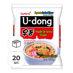 Лапша быстрого приготовления Удон Samyang, пачка 120 г х 20 шт