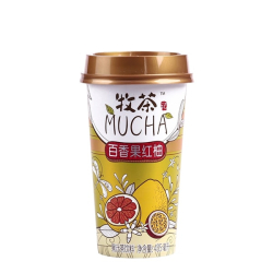 Фруктовый чай с соком маракуйи и красного помело Mucha, 435 мл
