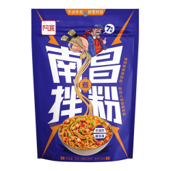 Лапша быстрого приготовления Наньчан Akuan, пачка 190 г