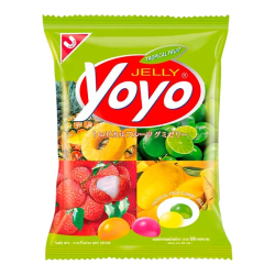 Конфеты желейные с натуральным соком тропических фруктов Yoyo United Foods, 80 г