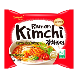 Лапша быстрого приготовления Kimchi Ramen со вкусом кимчи Samyang, пачка 120 г
