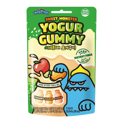 Мармелад Yogur Gummy со вкусом йогурта, манго, яблока Sweet Monster, 60 г