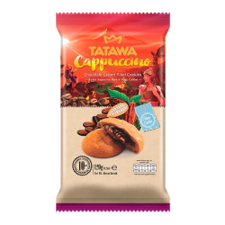 Бисквитное печенье с кремом капучино Tatawa, 120 г