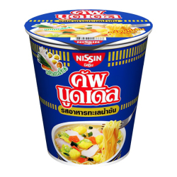 Лапша быстрого приготовления со вкусом кремового супа с морепродуктами Nissin, стакан 74 г