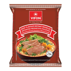 Лапша быстрого приготовления пшеничная со вкусом говядины Vifon, пачка 60 г Лапша быстрого приготовления пшеничная со вкусом говядины Vifon, пачка 60 г