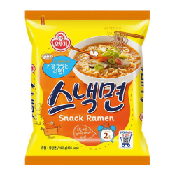 Лапша быстрого приготовления Снэк Рамён со вкусом говядины Ottogi, пачка 108 г Лапша быстрого приготовления Снэк Рамён со вкусом говядины Ottogi, пачка 108 г