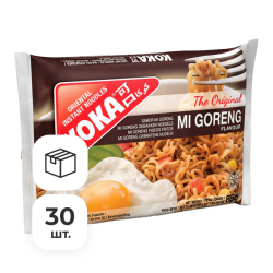 Лапша быстрого приготовления со вкусом жареной лапши Ми Горенг Ориджинал Koka, пачка 85 г х 30 шт