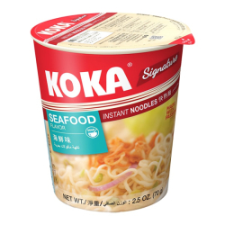 Лапша быстрого приготовления со вкусом морепродуктов Сигнече Koka, стакан 70 г