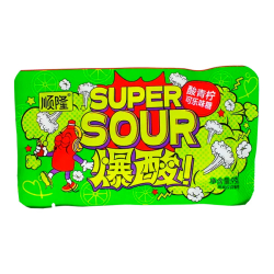 Карамель супер кислая со вкусом колы Shun Long Food, 9 г