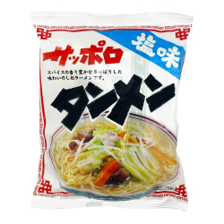 Лапша быстрого приготовления с соленым бульоном Саппоро Рамен Sunaoshi, пачка 83 г