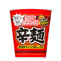 Лапша быстрого приготовления с острым соусом Nissin, стакан 82 г