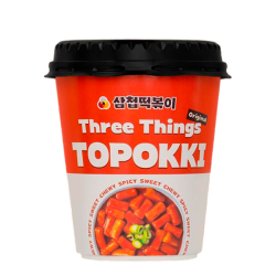 Рисовые клёцки ттокпокки в пряном соусе Three Things, 139 г Рисовые клёцки ттокпокки в пряном соусе Three Things, 139 г