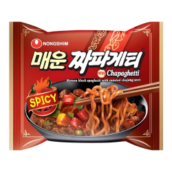 Лапша быстрого приготовления Чапагетти острая Nongshim, пачка 137 г