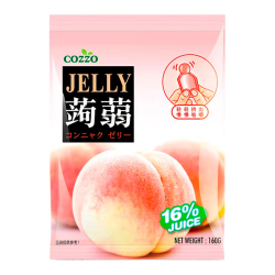 Желе конняку со вкусом персика Cozzo, 160 г