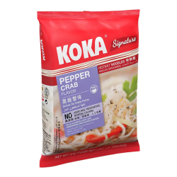 Лапша быстрого приготовления со вкусом краба в перечном соусе Сигнече Koka, пачка 85 г